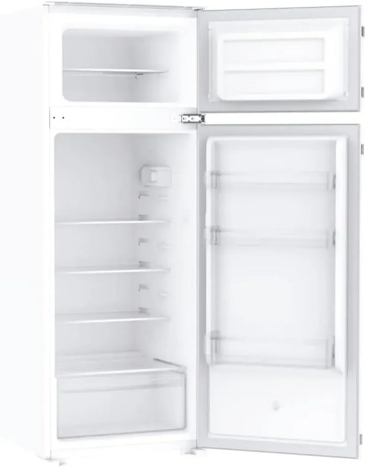 Candy CELDP2450H - Frigorifero da Incasso a Doppia Porta, 205 Litri, Classe Energetica E