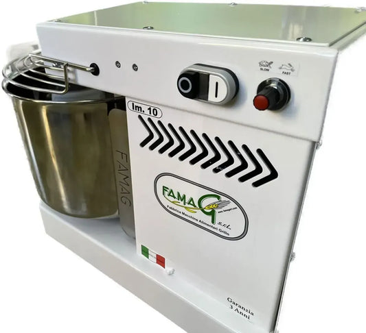 Famag Impastatrice Professionale 10 KG, 10 Velocità per Pane e Dolci