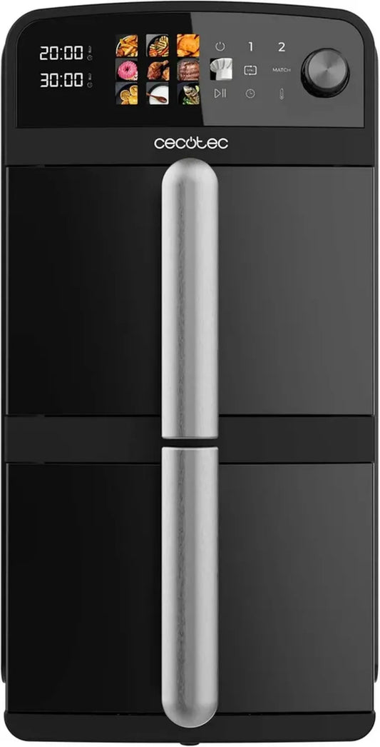Friggitrice ad Aria 10L Cecotec Cecofry DuoLevel 2400W con Controllo Touch e 6 Programmi Preimpostati