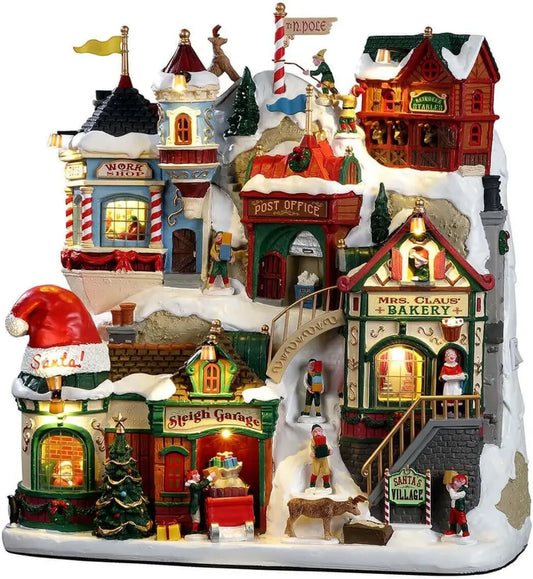 Lemax 25925 Facciata del Villaggio di Babbo Natale