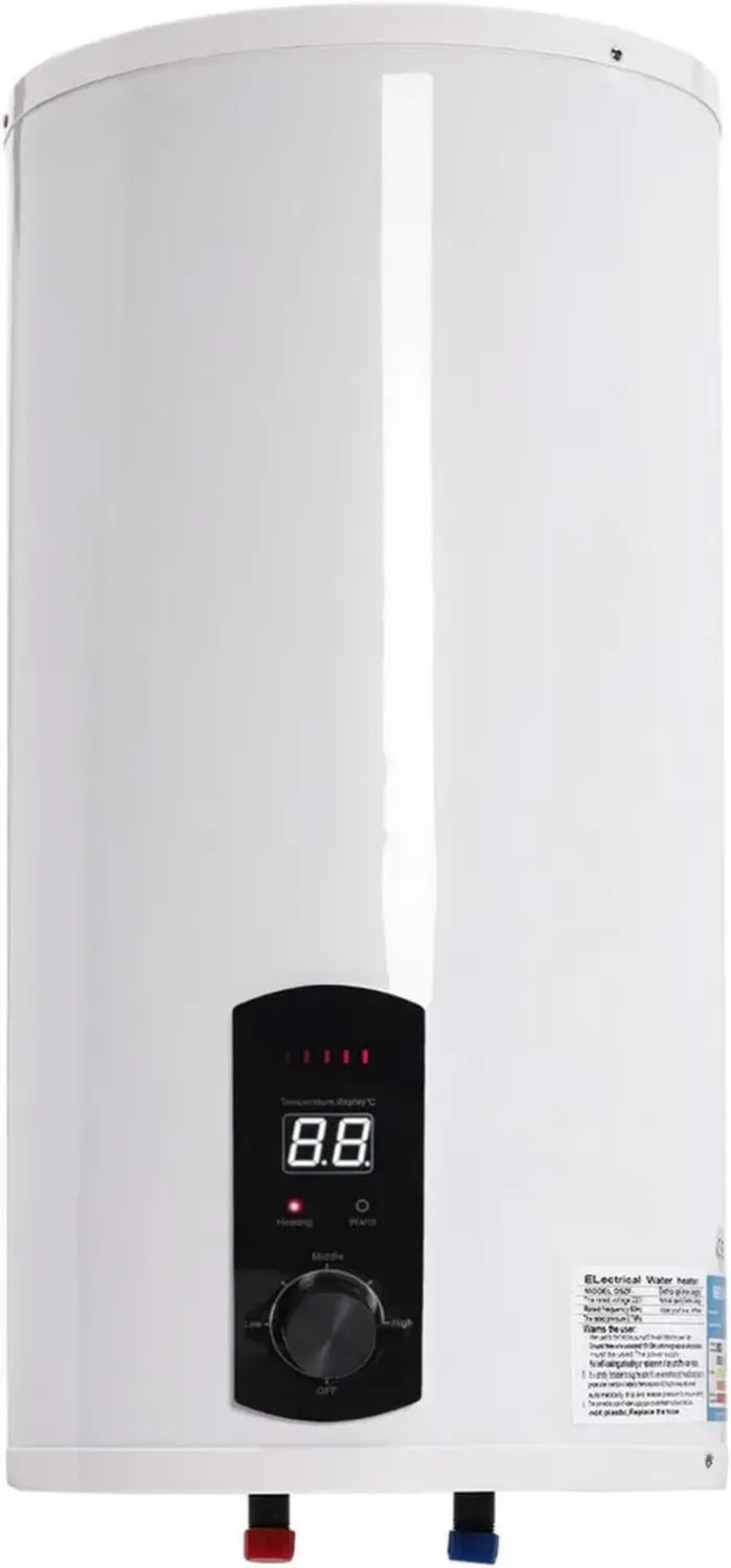 Scaldabagno Elettrico Istantaneo 2000W con Display Digitale e Capacità 50L, IPX4
