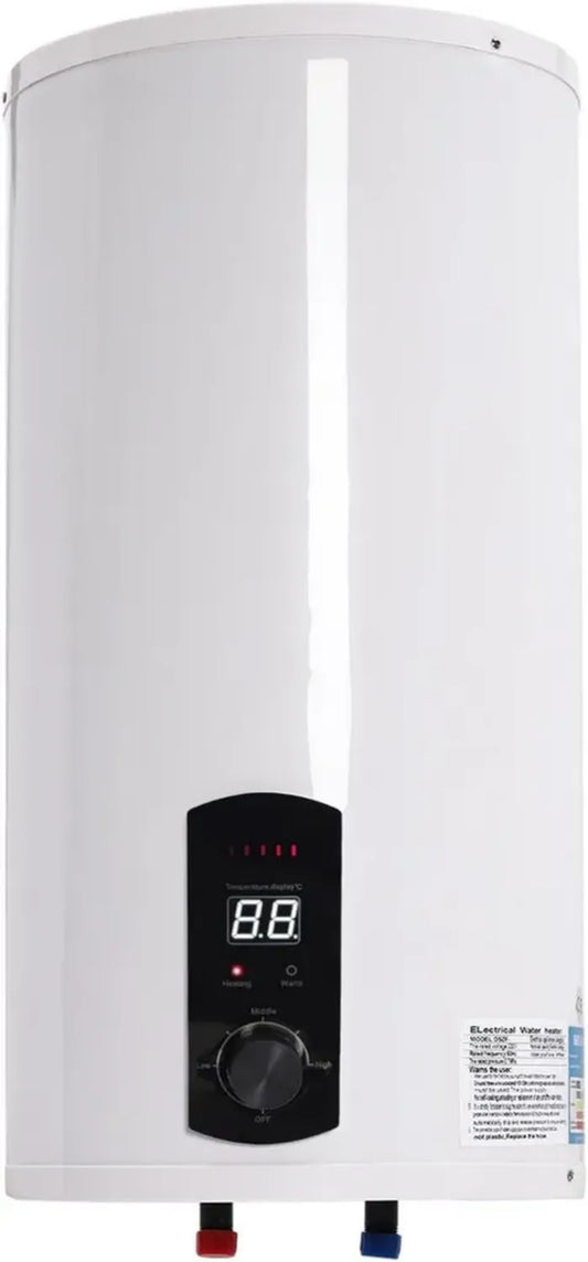 Scaldabagno Elettrico Istantaneo 2000W con Display Digitale e Capacità 50L, IPX4
