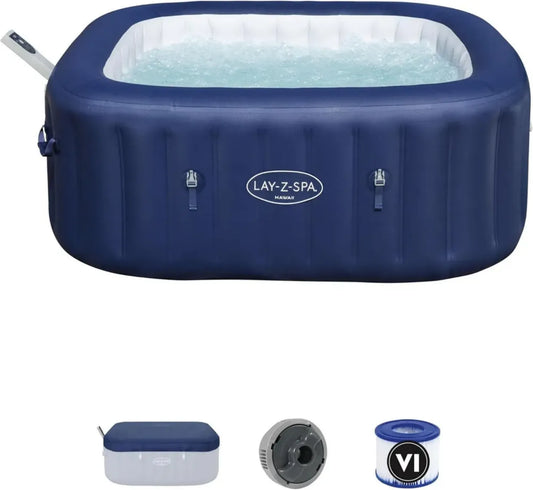 Bestway Lay-Z-Spa Hawaii Minipiscina Gonfiabile Idromassaggio con Controllo App