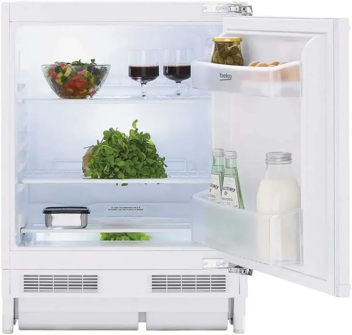 Beko BU1103N - Frigorifero da Incasso con Porta Fissa, 60 cm, Silenzioso 35 dB