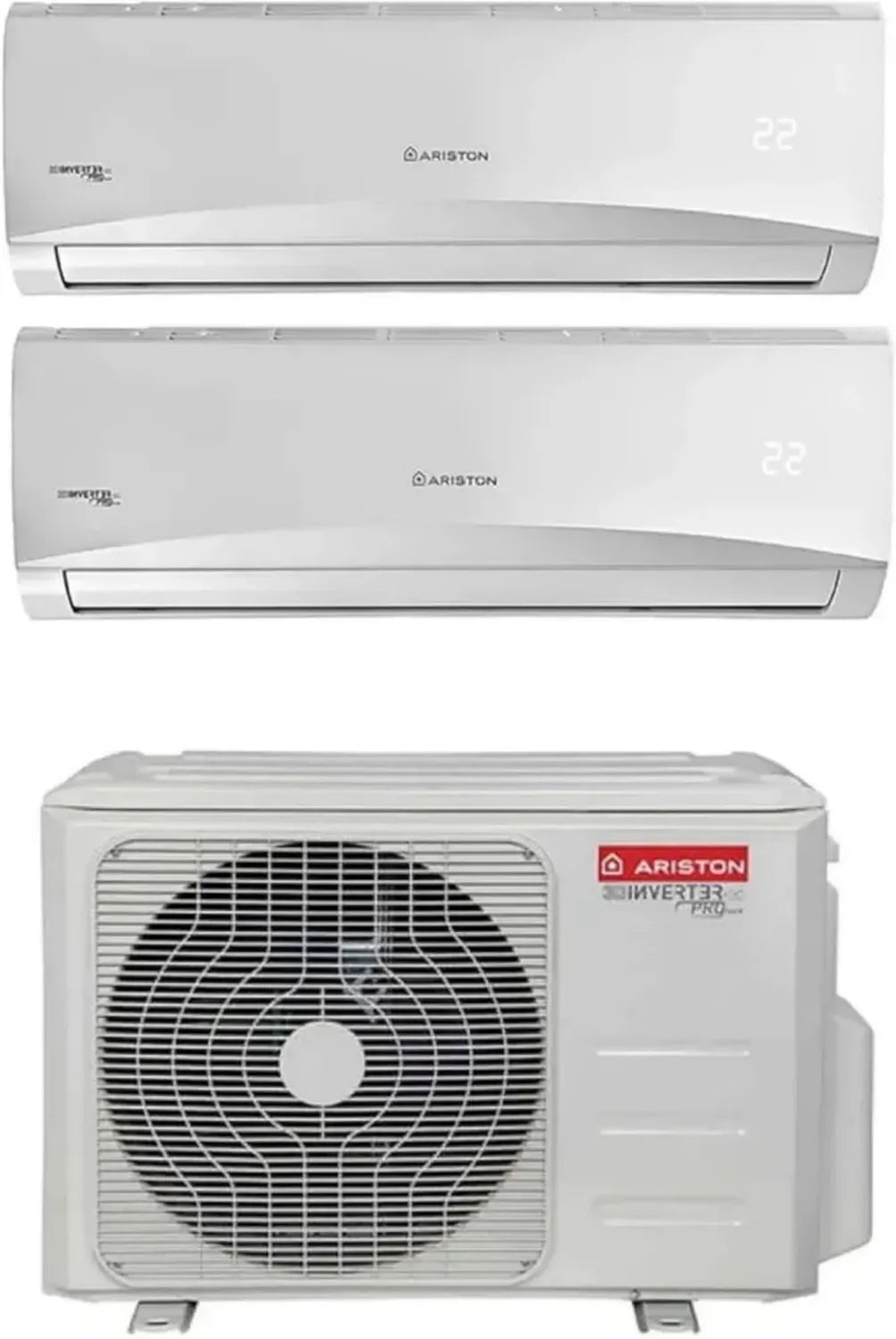 Condizionatore Dual Split 9000+9000 Btu, Pompa di Calore, Efficienza A++/A+