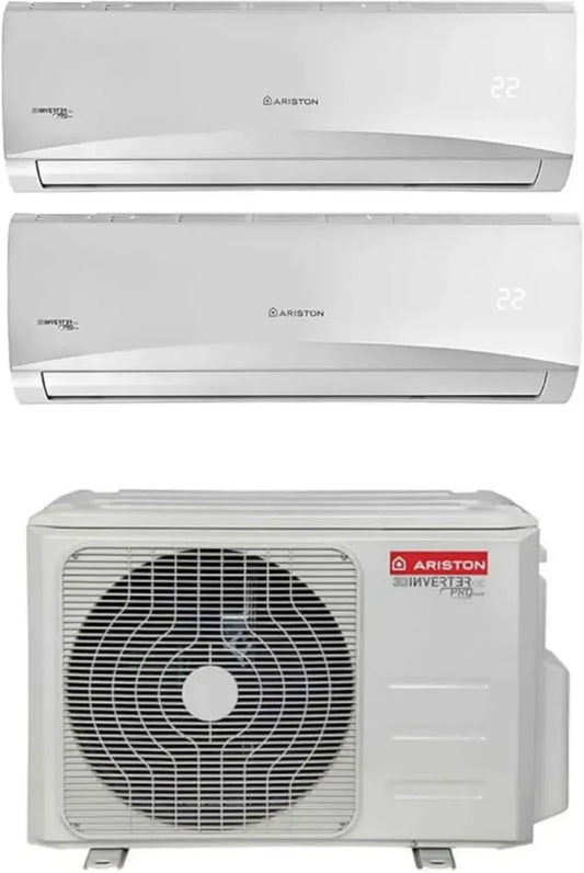 Condizionatore Dual Split 9000+9000 Btu, Pompa di Calore, Efficienza A++/A+