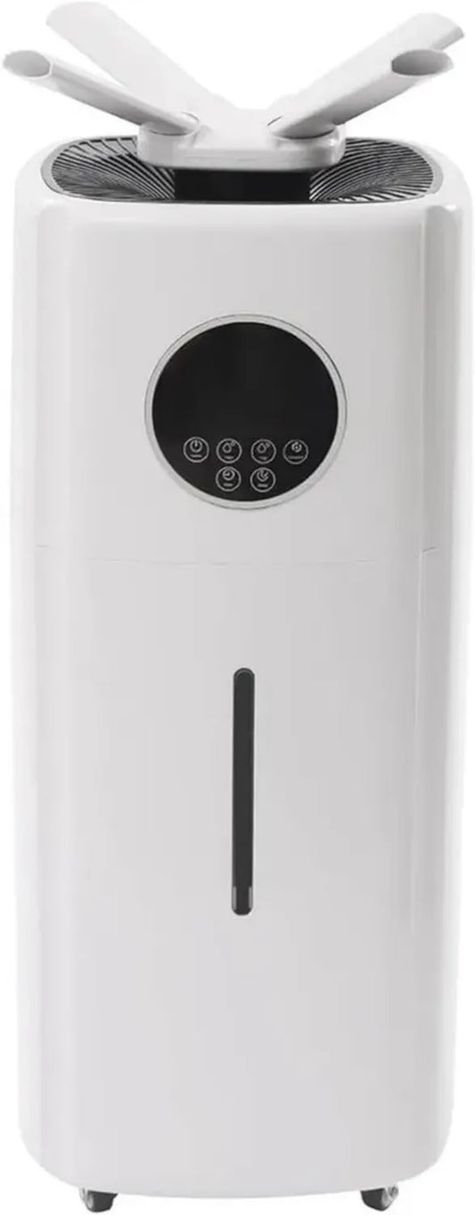 Umidificatore Industriale 21L con Sterilizzazione UV, Nebbia Potente 2000ml/h, Ugello a 360°, 3 Modalità, Timer 12H, Ricarica dall'Alto
